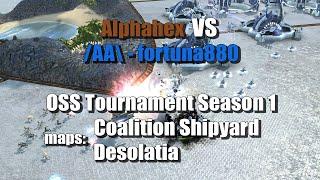 Alphahex vs /AA\ fortuna880 - OSS Tournament S1 (Supreme Commander 2)