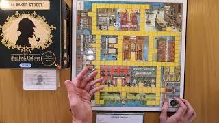 How to play 221b Baker Street Sherlock Holmes Master Detective board game review setup AmassGames 4k