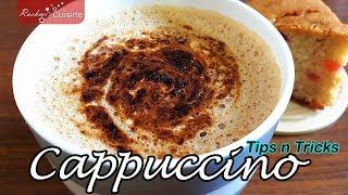 cappuccino Recipe ~ Easy Tips and Tricks | Homemade Beaten Coffee~ Rashmi's cuisine