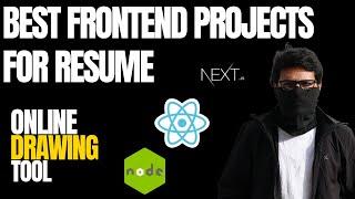 Online Drawing Tool Using NextJs And NodeJs | Best Frontend Projects For Resume 