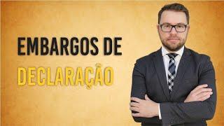 NOVO CPC - EMBARGOS DE DECLARAÇÃO