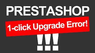 Prestashop 1-Click Upgrade - JavaScript Error parseJSON