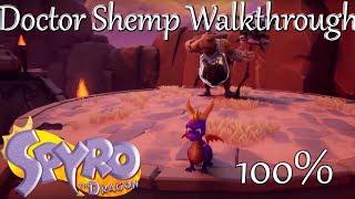 Spyro Reignited Trilogy: Doctor Shemp Walkthrough - Gems, Dragon, & Perfect Skill Point