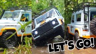 Exploring Java Forest #3 - SUPERRR!! It's Water Along The Way With Defender 90 MN99