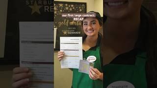Sips landed our first large contract: RECAP ️ #barista