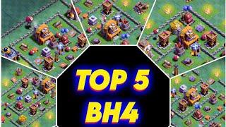 Best Builder hall 4 base layout with link (Top 5 bh4 base in 2023).coc