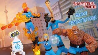 Mezco Fantastic Four One:12 Collective Deluxe Steel Box Set Comics Action Figure Review