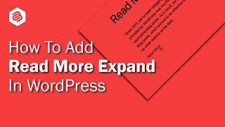 How to Add Read More Expand in WordPress