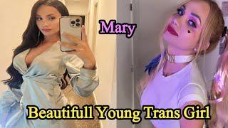 Meet Beautifull Young Trans Girl Mary || Male To Female Transition Timeline || Mtf Transgender