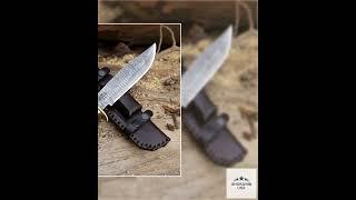 Skywalker Custom Hunting Knife with Bone & Wood Composite Handle