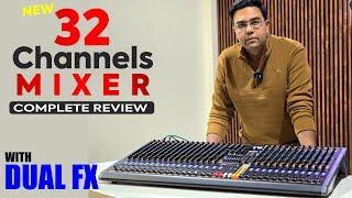 32 CHANNEL MIXER , Live Audio Mixer By SLV INDIA | Mix Series Version 2.0