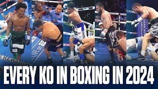 Every Boxing Knockout From 2024