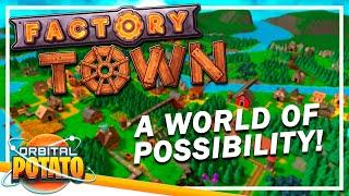 Building An AUTOMATED TOWN!! - Factory Town - FULL RELEASE - Automation Management Game - Episode #1