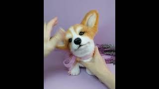 Realistic Corgi Puppy Plush from WoolIrina (Irina Kiseleva)