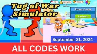 *All Codes Work* Tug of War Simulator ROBLOX, September 21, 2024