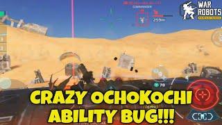 I PUSHED THIS PLAYER OFF THE MAP IN WAR ROBOTS!!! #warrobots #wr #ochokochi #bug #shorts #short