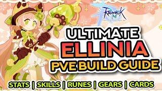 ELLINIA DPS Build Guide for PVE ~ Stats, Skills, Runes, Gears, Cards, and MORE!!