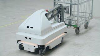 Mobile robot application at MIR (Mobile Industrial Robots Denmark) with sensors from SICK | SICK AG