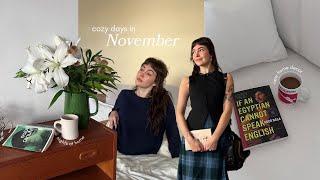 November Days: living alone vlog, haircut tutorial, new home decor, etc.