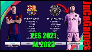 eFootball PES 2021 actualizado al 2023·2024 OPTION FILE PS4 ·PS5 JuCaGames..!!