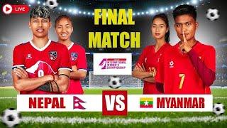 Nepal Vs Myanmar | Final Match | #nepal  #football