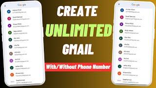 Create Unlimited Gmail Accounts 2024 (With/Without Phone Number)