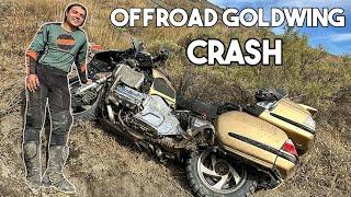 Will this Totaled Honda Goldwing make it Out?