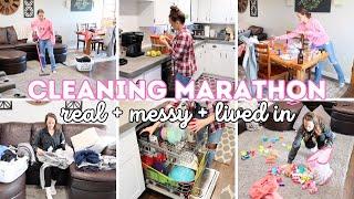 WHOLE HOUSE CLEAN WITH ME | MESSY HOUSE TRANSFORMATION | COMPLETE DISASTER CLEANING