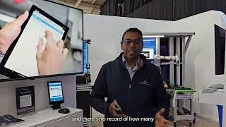 At the #AutomationFair, we showcased the incredible functionality of our Odin Checkpoint app.