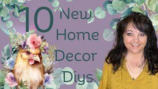 10 New Home Decor DIYs |Theres more than One way to pluck a chicken!