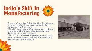 The De-industrialization of India - Ishaan Cherukuri & Soham Singh