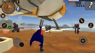 #Gaminghackz#vegas superman laser attack Vegas crime simulator part-2