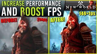 New World Guide: How to BOOST FPS and OPTIMISE Performance (Fix LAG & Stutters)