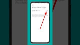 How to enable Install unknown apps | Unknown Apps Install Kaise Kare #shorts