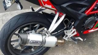 Benelli TNT 25 sound with Arrow Exhaust System