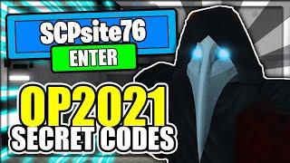 (2021) ALL *NEW* SECRET OP CODES! SCP Site 76: Prison Anomalies Roblox