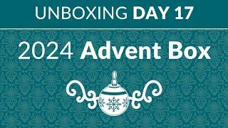 Unboxing Day 17 of the 2024 Sallie Tomato Advent Box!