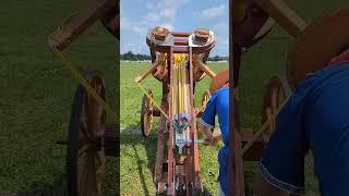 Pennsic 51 Test (Slow Motion) of Biggus Stickus shooting three bolts.  Fail...