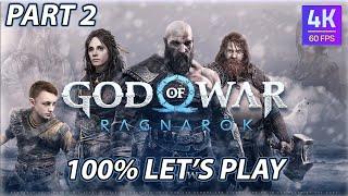 God of War Ragnarok | 100% Walkthrough / Let's Play | PART 2 "The God of War"