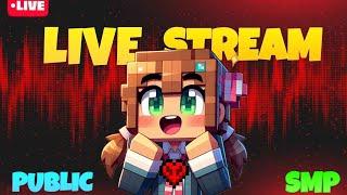 MINECRAFT PUBLIC SMP LIVE | JAVA / BEDROCK 24/7 LIVE SERVER #minecraft #live #shortsfeed  #smp