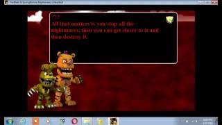 FredBear & SpringTrap: Nightmares - Revealed: A FNAF World Fangame!