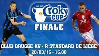 Club Bruges VS Standard De liège /Beker van Belgie/coupe de Belgique/2-1