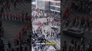 Japanese Police Barricade 