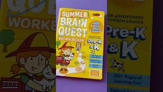 Brain Quest Summer Workbook Pre K & K - Workman Publishing