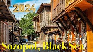 Sozopol, Bulgaria Walking Tour in 4K | The Old Town 2024