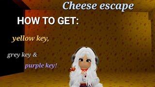 How to get yellow key, grey key & purple key in cheese escape!