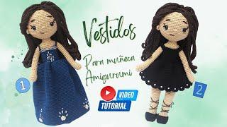 VESTIDOS Y ZAPATOS para Muñeca Amigurumi | Cuerpo Base