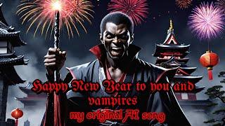 Happy New Year to you and vampires : my original AI song