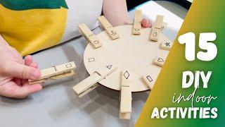 DIY Indoor Play Activities on a Budget l Occupational Therapy Ideas for Pre-schoolers