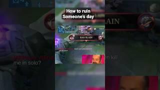 how to ruin someone's day mobile legends bang bang #mobilelegendindonesia #short #shorts #viral